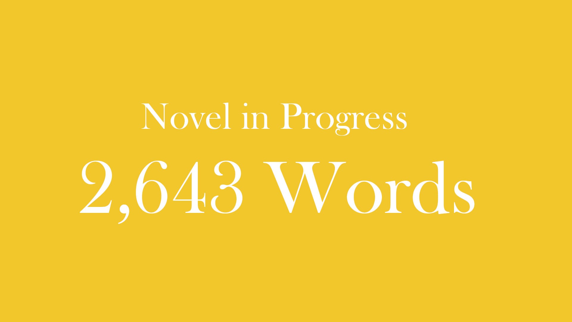 Total Word count: 2,643