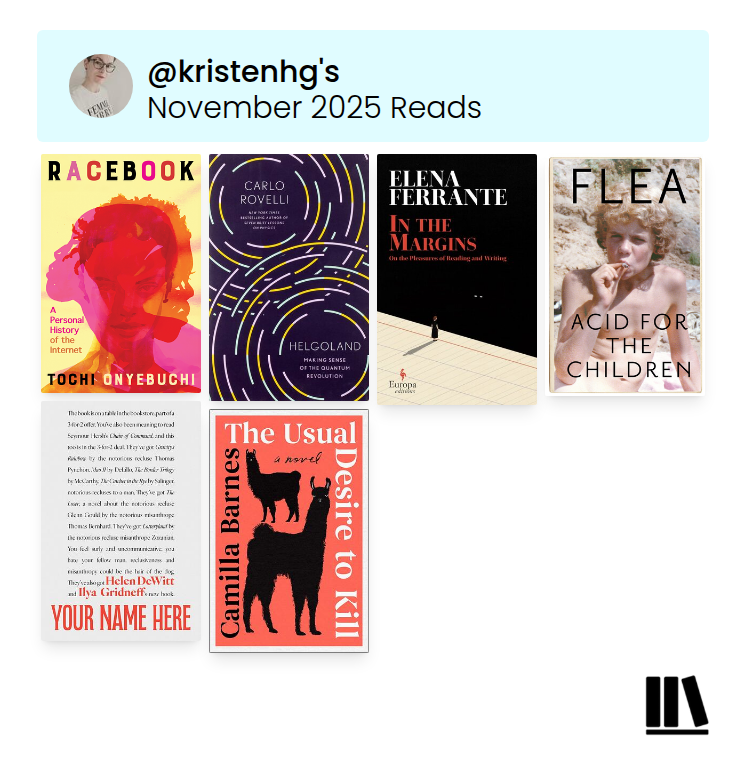 November 2025 Reading