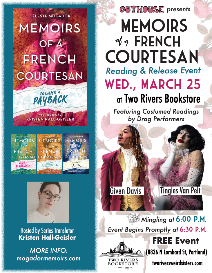 A flyer for the party described in the text below