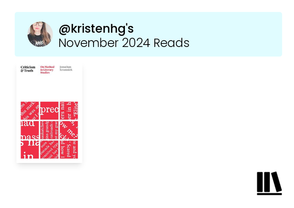 November 2024 Reading Roundup